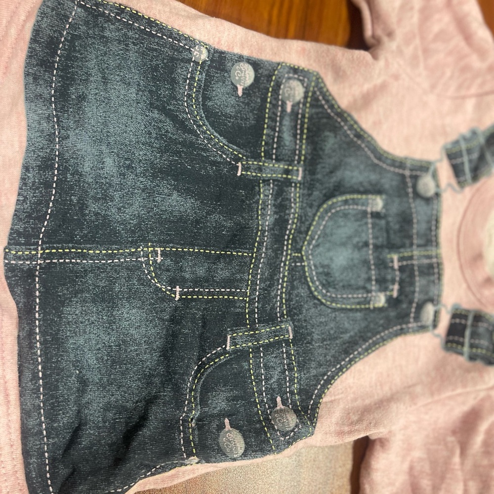 Levi's Pink and Blue Overalls with Denim Fabric and Adjustable Straps